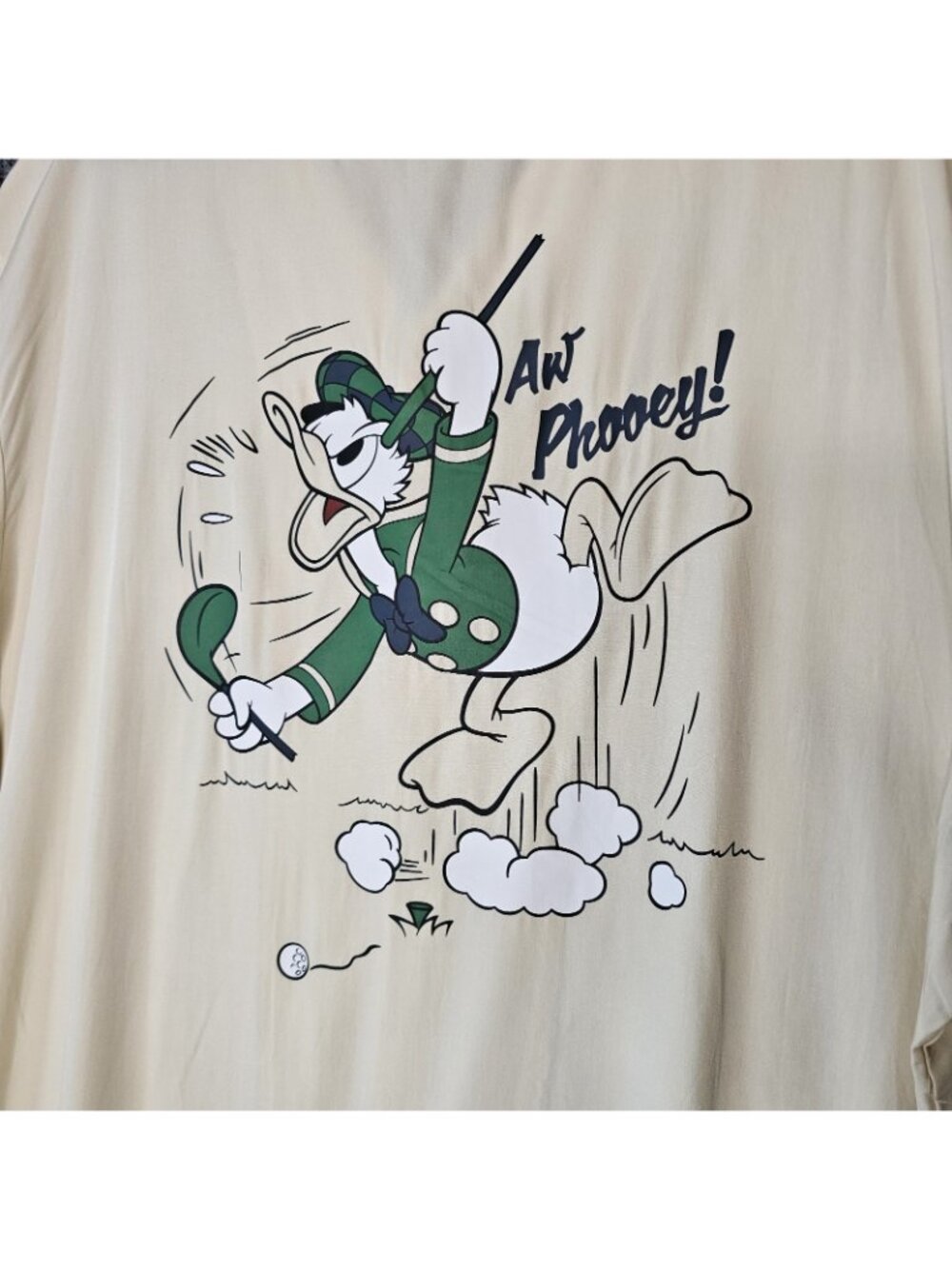 NWT Disney Parks Disneyland Donald Duck Golf Camp Shirt XXXL 3XL - Picture 2 of 6